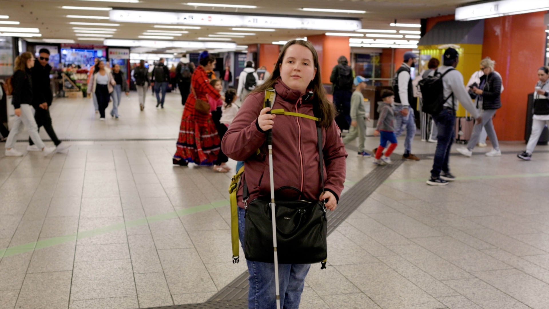 Blind unterwegs mit